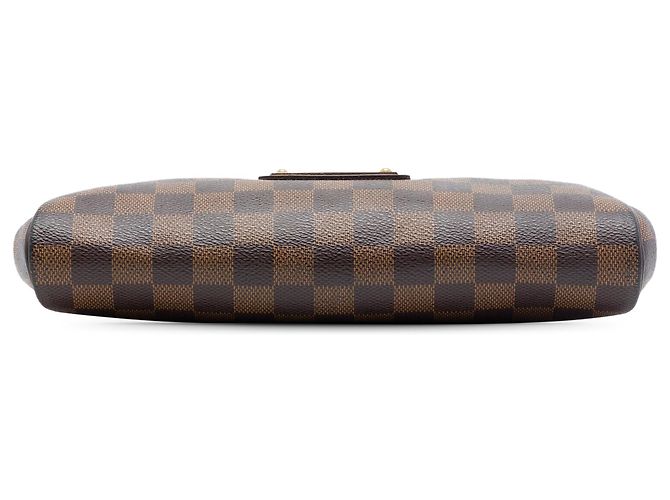 Borsa Eva Damier Ebene marrone Louis Vuitton - vista 3