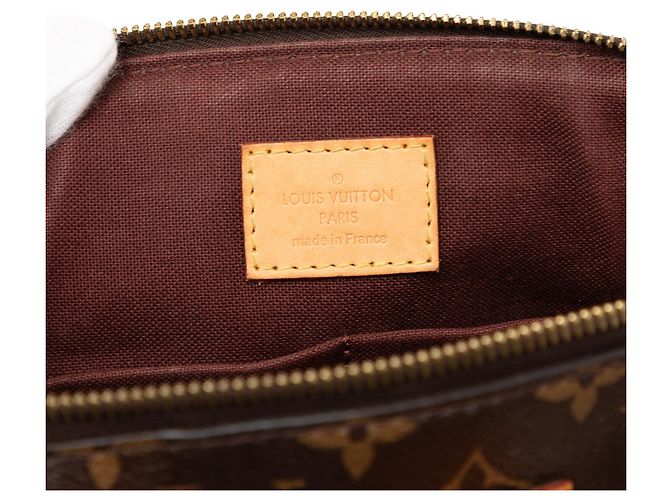 Borsa Satchel Louis Vuitton Monogram Rivoli PM Marrone - vista 5