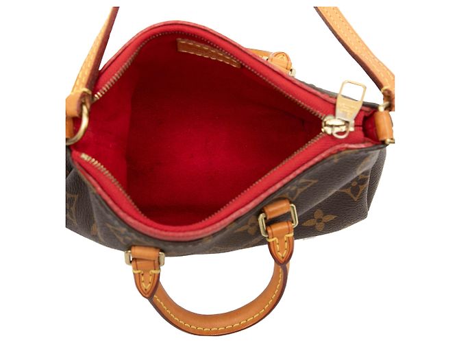 Borsa Nano Pallas Monogram Louis Vuitton Marrone - vista 4
