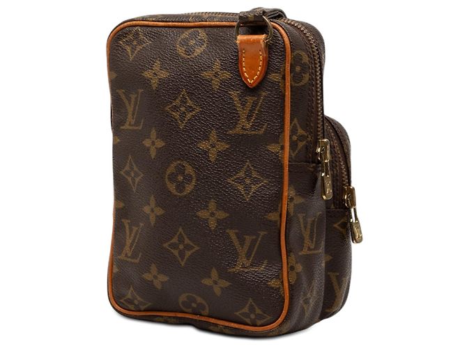Borsa a tracolla Louis Vuitton Monogram Mini Amazone Marrone - vista 2