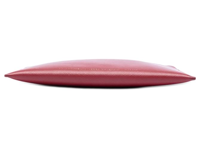 Clutch Prada Saffiano rossa Rosso - vista 3