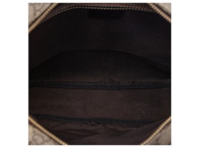 Borsa a tracolla Gucci GG Supreme Beige - vista 4