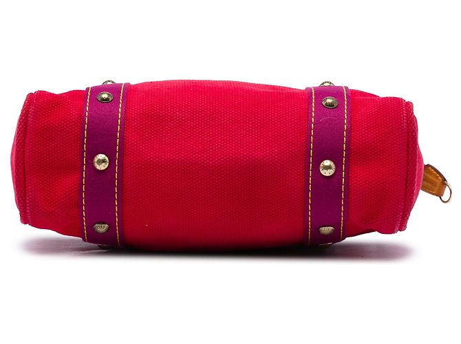 Borsa Tote Louis Vuitton Antigua Cabas MM Rossa Rosso - vista 3
