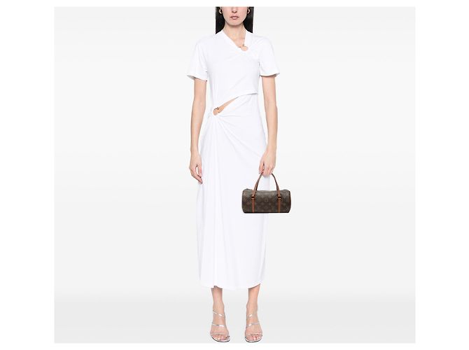 Borsa a mano Louis Vuitton Monogram Papillon 26 Marrone - vista 6