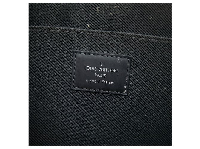 Borsa a pochette Louis Vuitton Christopher Nemeth Damier Graphite Pochette Jour GM nera Nero - vista 5