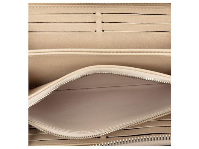 Louis Vuitton Monogram Mahina Zippy Long Wallet Weiß - Ansicht 4