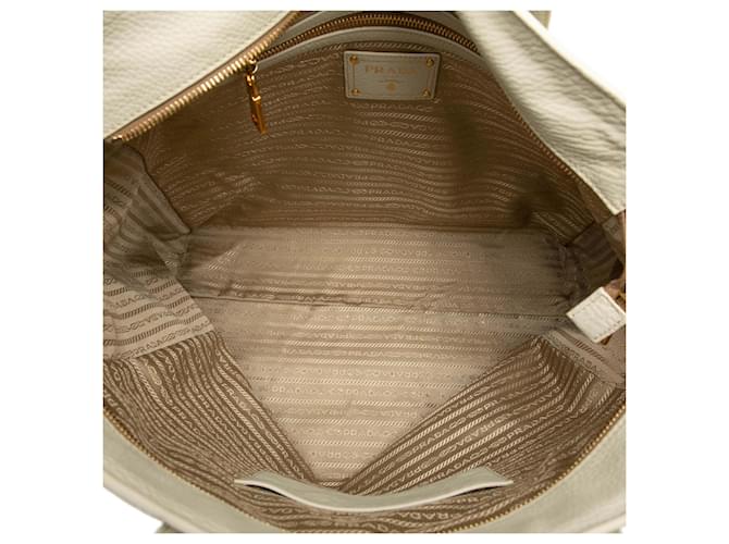 Tote Prada Vitello Daino Bianco - vista 4