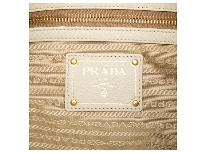 Tote Prada Vitello Daino Bianco - vista 5