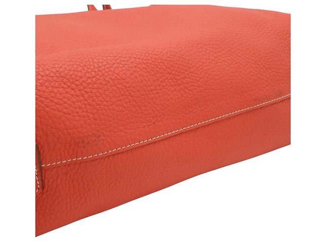 Borsa Tote Orange Hermès Clemence Double Sens 36 Arancione - vista 3