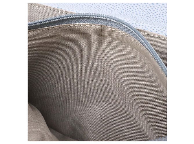 Borsa a tracolla Chanel CC Caviar Half Moon Wallet on Chain Blu - vista 4