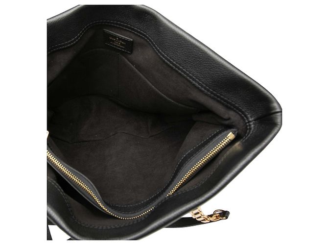 Borsa Tote Shopper Louis Vuitton Monogram Pallas Nera Nero - vista 4