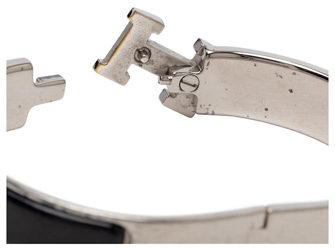 Hermès Clic H Armband schmal Email Schwarz PM - Ansicht 5