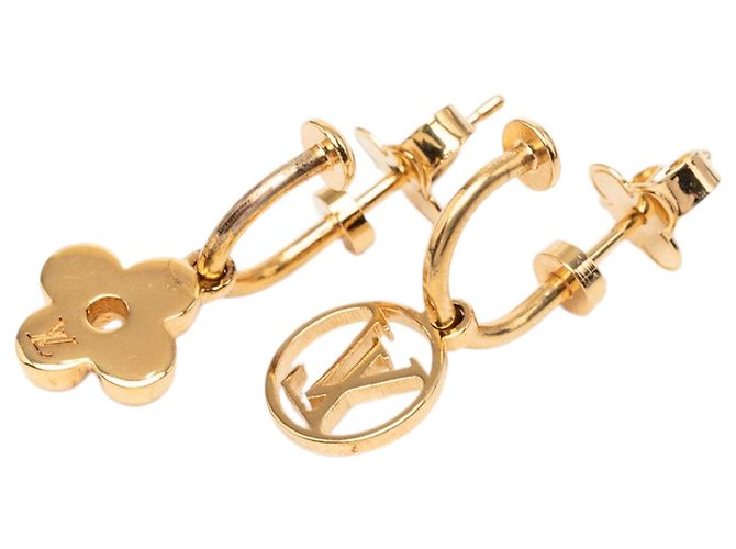 Orecchini Blooming a pressione placcati oro Louis Vuitton Gold D'oro - vista 2