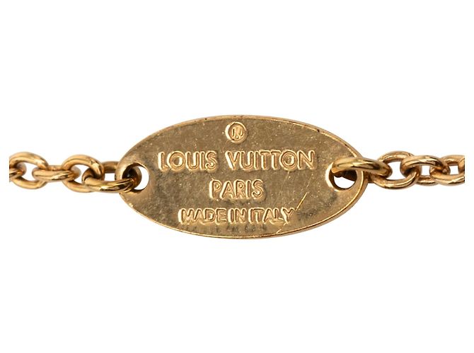 Collana completa Louis Vuitton placcata in oro con fiore D'oro - vista 3