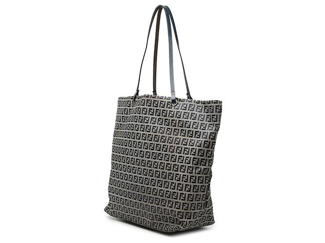 Fendi Zucchino Canvas Tote Grau - Ansicht 2