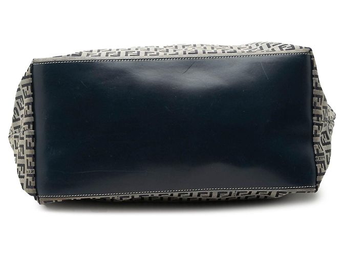 Fendi Zucchino Canvas Tote Grau - Ansicht 3