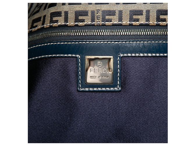 Fendi Zucchino Canvas Tote Grau - Ansicht 5