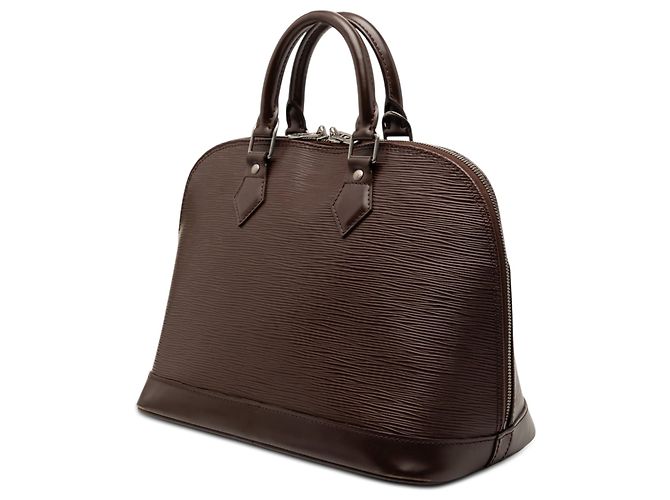 Borsa Louis Vuitton Epi Alma PM Marrone - vista 2