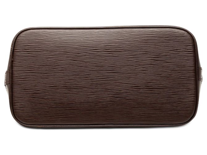 Borsa Louis Vuitton Epi Alma PM Marrone - vista 3
