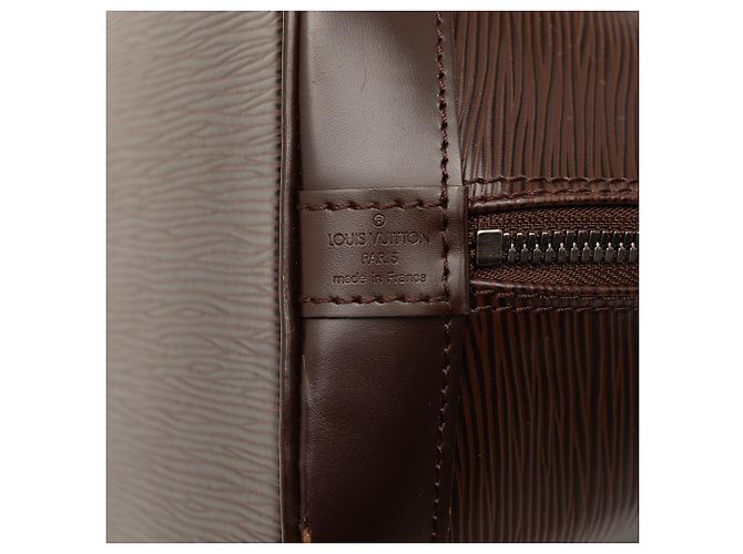 Borsa Louis Vuitton Epi Alma PM Marrone - vista 6