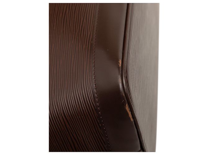 Borsa Louis Vuitton Epi Alma PM Marrone - vista 7