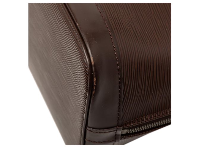 Borsa Louis Vuitton Epi Alma PM Marrone - vista 8