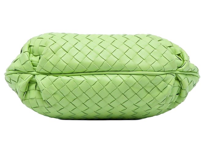 Borsa a tracolla Small Nappa Intrecciato Bottega Veneta Verde - vista 3