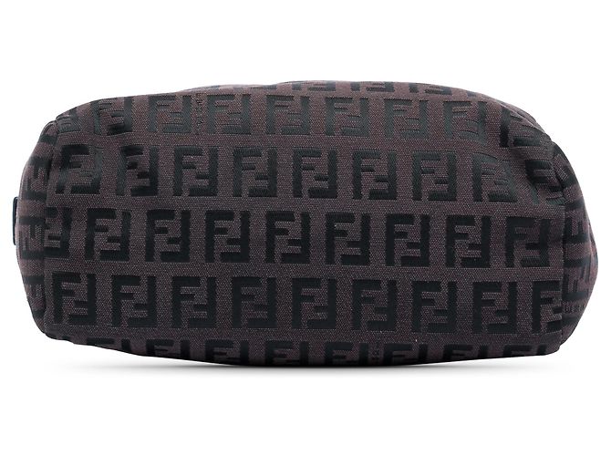 Borsa a mano Fendi Zucchino Canvas marrone - vista 3