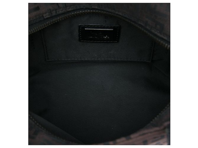Borsa a mano Fendi Zucchino Canvas marrone - vista 4