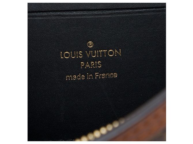 Bolso bandolera Louis Vuitton Monogram Reverse Dauphine Wallet on Chain Marrón Castaño - vista 5