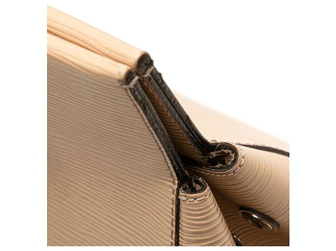 Borsa Louis Vuitton Epi Marly MM Beige - vista 8