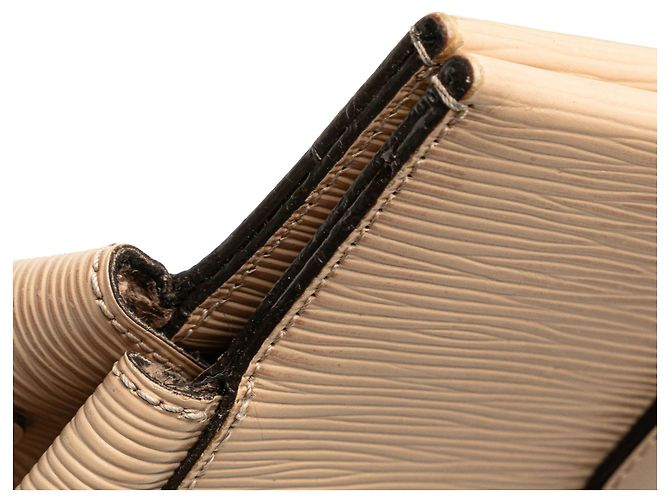 Borsa Louis Vuitton Epi Marly MM Beige - vista 9