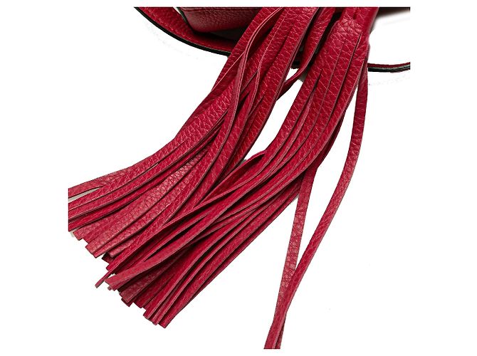 Bamboo Zaino Daily Gucci in pelle rosa con bambù - vista 10