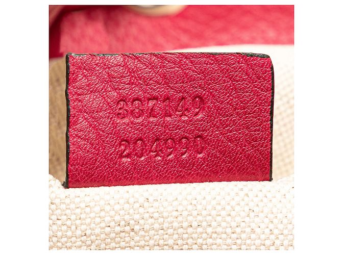 Bamboo Zaino Daily Gucci in pelle rosa con bambù - vista 6