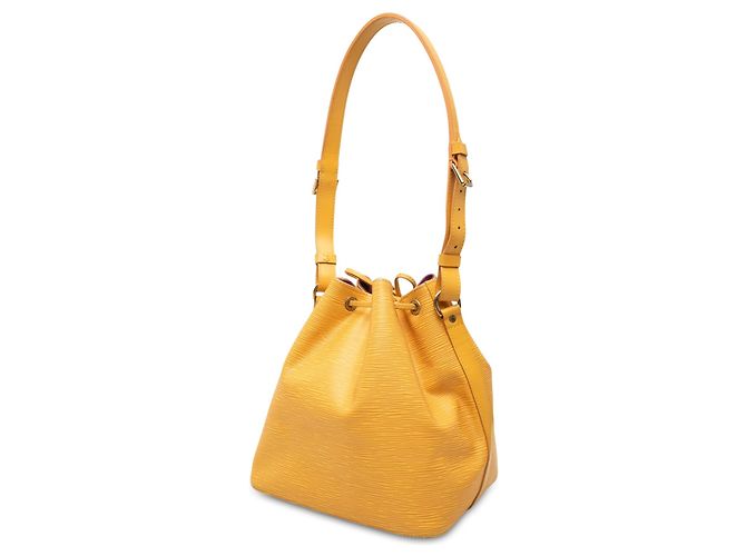 Borsa a secchiello Louis Vuitton Epi Petit Noe Gialla Giallo - vista 2