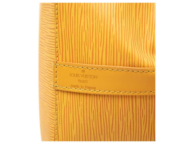 Borsa a secchiello Louis Vuitton Epi Petit Noe Gialla Giallo - vista 5