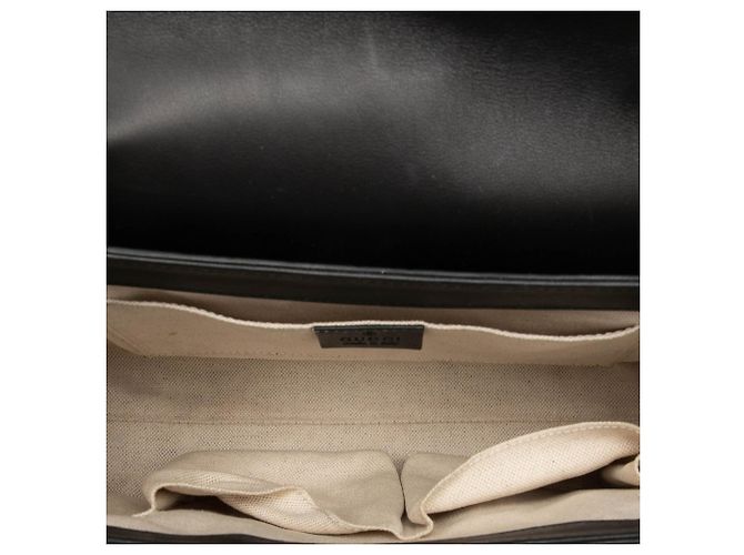 Borsa a tracolla Gucci Emily Guccissima Medium Nera Nero - vista 4