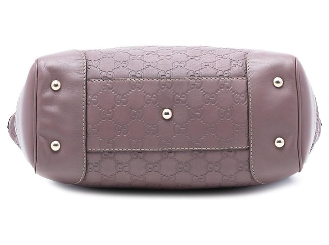 Borsa Tote Gucci Guccissima Mayfair Viola Porpora - vista 3