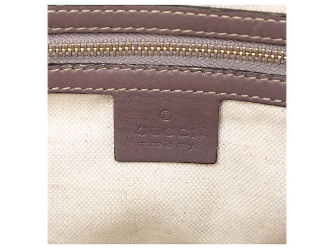 Borsa Tote Gucci Guccissima Mayfair Viola Porpora - vista 5