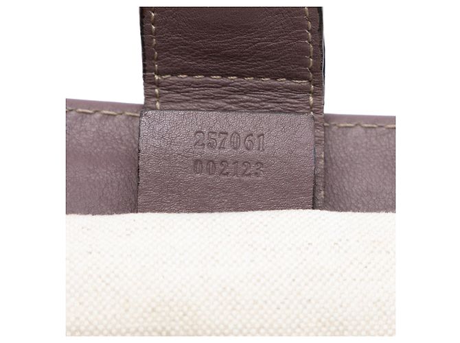 Borsa Tote Gucci Guccissima Mayfair Viola Porpora - vista 6