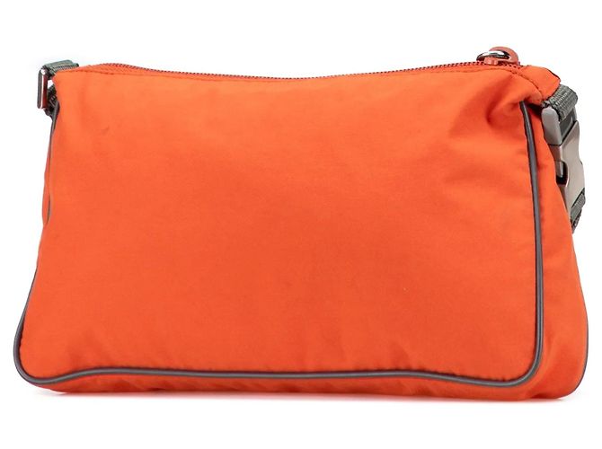 Borsa a tracolla Prada Tessuto Sport Arancione - vista 2