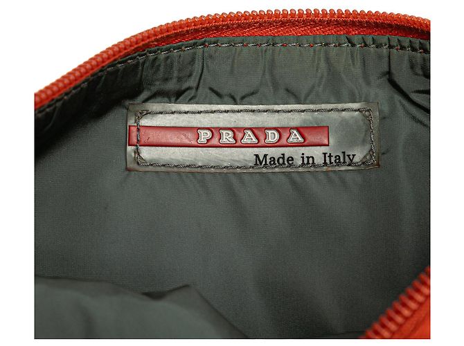Borsa a tracolla Prada Tessuto Sport Arancione - vista 5