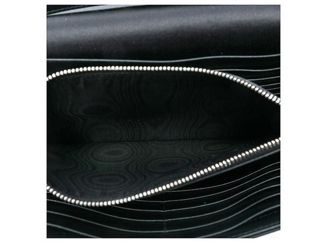 Borsa a tracolla Saint Laurent Kate Wallet on Chain con monogramma e paillettes nera Nero - vista 4
