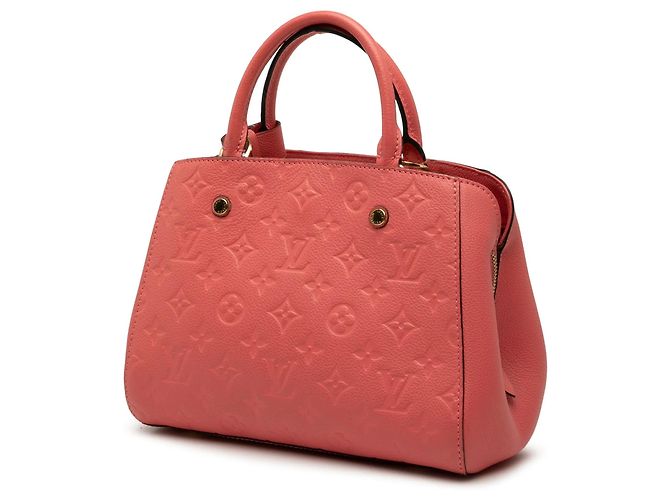 Borsa Satchel Louis Vuitton Monogram Empreinte Montaigne BB Rosa - vista 2