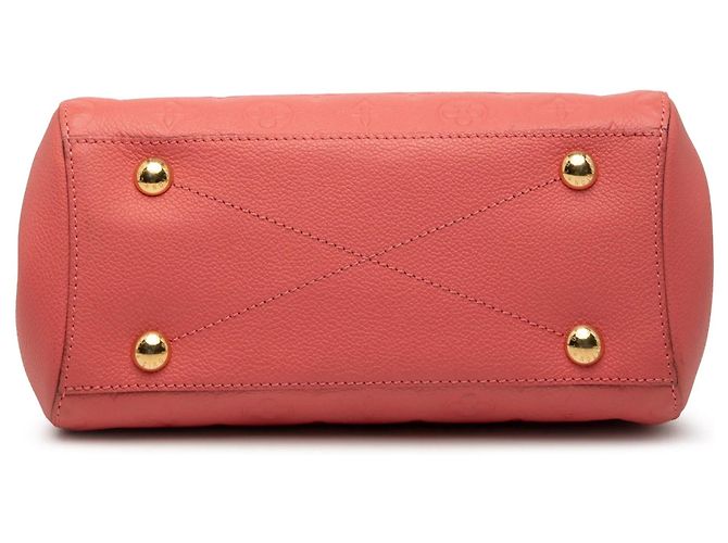 Borsa Satchel Louis Vuitton Monogram Empreinte Montaigne BB Rosa - vista 3