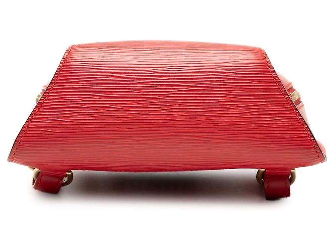 Zaino Louis Vuitton Epi Mabillon rosso - vista 3
