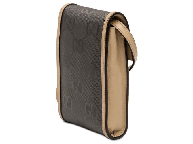 Gray Gucci Off The Grid Mini GG Econyl Crossbody Grey - view 2