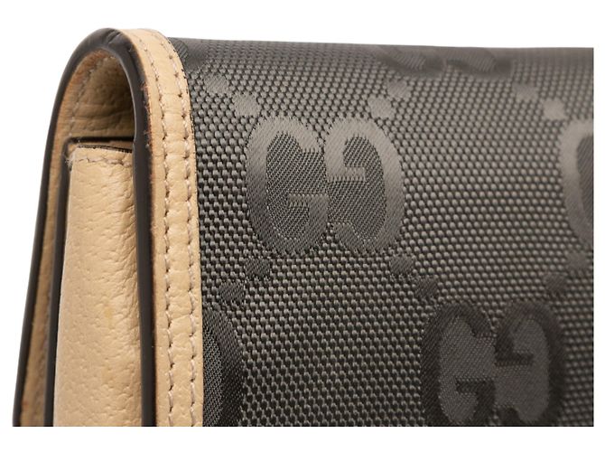 Gray Gucci Off The Grid Mini GG Econyl Crossbody Grey - view 8