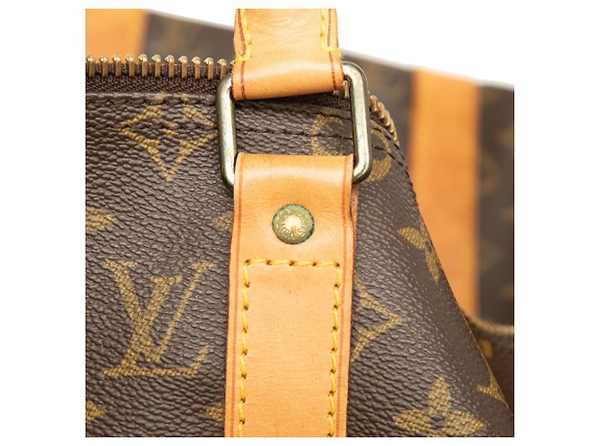 Borsa da viaggio Louis Vuitton Monogram Keepall 50 Marrone - vista 10