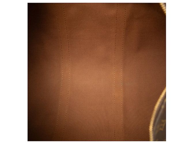 Borsa da viaggio Louis Vuitton Monogram Keepall 50 Marrone - vista 4